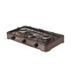 Газовая плита настольная Yucell O-300-LPG 3 конфорки 4700W Brown (3_05958) - изображение 2