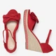 Женские эспадрильи DeeZee WYL2710-02 5905588643234 37 23.8 см Красные (5905588643340) - изображение 4
