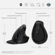 Мишка бездротова HP 920 Ergonomic Vertical, 6 кн., up to 4000 dpi чорна - изображение 8