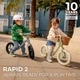 Біговел Kinderkraft Rapid 2 Savannah Green (KRRAPI02GRE0000) (5902533924882) - зображення 5