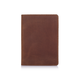 жка для паспорта с натуральной матовой кожи HiArt PC-01-S19-1235-000 Shabby Cumaru темно рыжого цвета - изображение 1