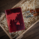Обложка для паспорта HiArt PC-01-S18-1440-T001 Shabby Red Berry "World Map" - изображение 5