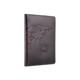 Обложка для паспорта HiArt PC-01-C19-1314-T001 Crystal Brown Silk "World Map" - изображение 3