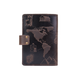 Шкіряний портмоне для паспорта / ID документів HiArt PB-03S/1-S19-1106-T002 Shabby Gavana Brown "7 wonders of the world" - зображення 3
