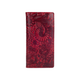 Красный Кожаный Бумажник Hi Art WP-02-C19-1652-T005 Crystal Red "Mehendi Art" - изображение 1