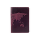 Обложка для паспорта HiArt PC-01-S19-1621-T001 Shabby Plum "World Map" - изображение 1