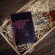 Обложка для паспорта HiArt PC-01-S19-1621-T001 Shabby Plum "World Map" - изображение 5
