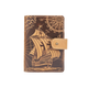 Шкіряний портмоне для документів / ID паспорта HiArt PB-03S/1-S18-0935-T003 Shabby Honey "Discoveries" - зображення 1