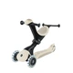 Самокат з сидінням 3 в 1 Globber GO-UP Deluxe Lights ECOlogic 360 Coconut від 15 місяців до 9 років (697-566) - зображення 4