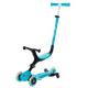 Самокат з сидінням 3 в 1 Globber GO-UP Active Lights 360 Aqua від 15 місяців до 9 років (749-300) - зображення 1