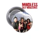 Mindless Self Indulgence | MSI #04 Комплект набор из 4 значков, 58 мм - изображение 4