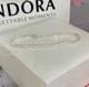 Серебряный браслет Pandora теннисного дизайна+ подарочная упаковка - изображение 2