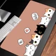 Ігрова поверхня Cats великий килимок для миші, 30x60 см, персиковий (92769137) - зображення 3