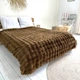 Плед-покрывало Кролик L&M Home Textiles Мокко евро 200х240 - изображение 1