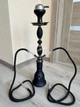 Високий кальян на 2 трубки на 2 персони 58 см Hookah DP з силіконовою чашею і калаудом - зображення 1