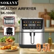 Аэрофритюрница на 9,5л Sokany SK-10066 - изображение 4