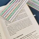 Стікери-закладки, наліпки, 8 кольорів, 160 штук, пластикові стікери закладки, довгі тонкі стікери, з-151 - зображення 3