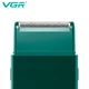 Аккумуляторная электробритва шейвер для бритья лица с USB VGR V-376 Pro Зеленый + Щеточка для очистки - изображение 3