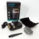Портативна акумуляторна електробритва для стрижки бороди та вусів з USB VGR V-331 Pro Чорний + Щіточка для чищення - зображення 10
