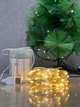 Гирлянда Роса нить 200 LED длина 20 м от батареек и USB , желтый теплый - изображение 1