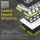 Клавіатура бездротова Epomaker TH80 SE 75% Flamingo Switch Hot-Swap (2.4G/BT/USB) RGB UA Black (TH80-SE-B-F) - зображення 11