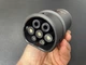 Перехідник Type1 на Type2 (Tesla, Nissan, Renault, , BMW, Audi, Mercedes, Jaguar) J1772 32A 7 кВт тесла 1-фаза type 1 (станція) - type 2 (європейське авто) - изображение 4