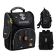 Рюкзак шкільний каркасний GoPack Education Warrior 34x26x13 см 11 л Чорний (GO25-5001S-8) - зображення 1