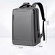 Рюкзак городской Oumantu 2106-1 с карманом для ноутбука 15,6" USB-порт Серый ( код: IBN045S ) - изображение 7