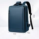 Рюкзак городской Oumantu 2106-1 с карманом для ноутбука 15,6" USB-порт Синий ( код: IBN045Z ) - изображение 7
