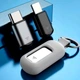 Интеллектуальный ИК-пульт дистанционного управления Мини-адаптер USB Lightning IOS для телефона для управления бытовыми приборами Универсальный Черный - изображение 6
