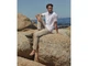 Брюки чинос хлопковые с карманами для мужчины Livergy LYCRA® 371108 52(L) Бежевый - изображение 4