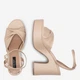 Женские босоножки Nine West WFA2634-2 5905588559559 37 24.2 см Бежевые (5905588559689) - изображение 4