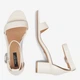 Женские босоножки Nine West WFA2641-1 5905588562016 37 23.6 см Белые (5905588562221) - изображение 4