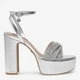 Женские босоножки Nine West WFA2736-1 5905588592563 36 22.7 см Серебристые (5905588592709) - изображение 1
