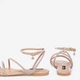 Женские босоножки Nine West WFA2766-1 5905588595120 39 25.3 см Бежевые (5905588595168) - изображение 6