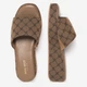 Женские шлепанцы Nine West WFA2789-1 5905588650898 41 26.2 см Темно-бежевые (5905588650973) - изображение 4