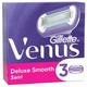 Змінні картриджі для гоління (леза касети) жіночі Gillette Venus Swirl Deluxe Smooth 3 шт. - зображення 1