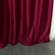 Готовые бархатные шторы современные однотонные бордовые, комплект 2 шторы с подхватами (без тюля) ALBO - изображение 6