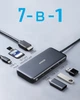 Хаб Anker 341 USB-C Hub (7-in-1) універсальний USB-хаб на 7 портів зі швидкою зарядкою та 4K HDMI, Grey - зображення 2