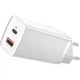 Зарядний пристрій PD Baseus GaN2 Quick Charger USB+Type C 65W white - зображення 1