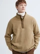 Толстовка на флисе мужская Uniqlo 276061565 L Коричневая (1159797963) - изображение 1