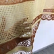Короткая тюль сетка ALBO 300x170 cm Золото-коричневая (KU-138-3-2) - изображение 4