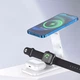 Бездротовий зарядний пристрій Proove Energy Fold 3 in 1 iPhone AirPods Apple Watch Wireless Magnetic Charging Bracket 15W (WSEF15010002) White - зображення 2