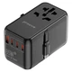 Універсальний адаптер Мережевий зарядний пристрій Proove Trip 85W 3Type-C + USB (TATR85130001) Black - зображення 1