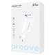 Сетевое зарядное устройство Proove Pocket GaN 65W 2Type-C + USB (WCPG65121202) White - изображение 2