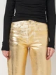 Брюки женские Zara 9632/673 36 Золотистые (09632067302363) - изображение 4