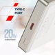 Батарея універсальна Canyon 10000mAh OnPower 510 slim Magsafe PD/20W Beige (CNS-CPB510BE) - зображення 8