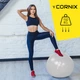 Мяч для фитнеса (фитбол) Cornix 55 см Anti-Burst Silver (XR-0359) - изображение 2