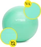 Мяч для фитнеса (фитбол) Cornix 55 см Anti-Burst Mint (XR-0360) - изображение 8