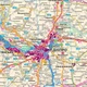 Карта Автомобільних доріг України 160x110 см М 1:850 000 ламінована - зображення 2
